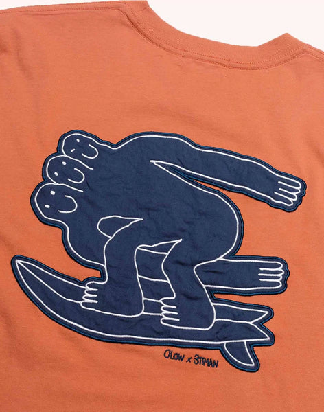 Olow Point Break Tee - Mandarin Orange