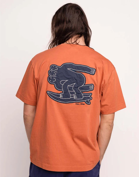 Olow Point Break Tee - Mandarin Orange