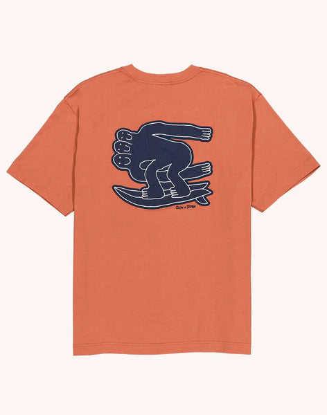 Olow Point Break Tee - Mandarin Orange