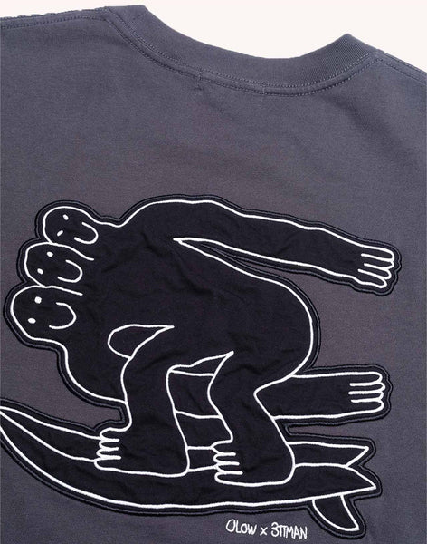 Olow Point Break Tee - Carbon Black