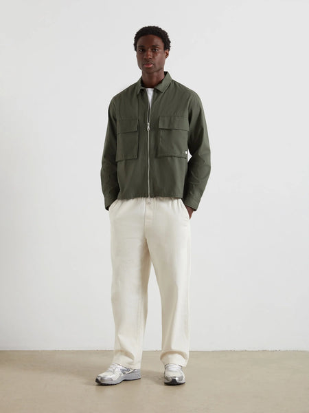 Farah Murphy Zip Shirt - Rosemary