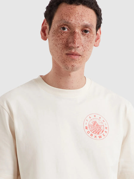 Farah Haise Graphic Tee - Ecru