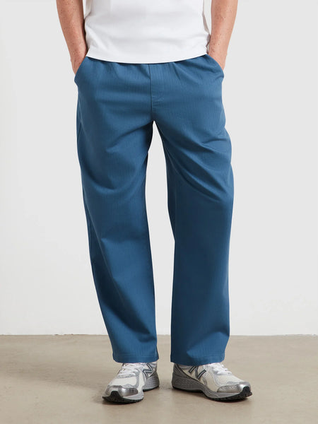 Farah Greenport Drawstring Trousers - Blue Tide