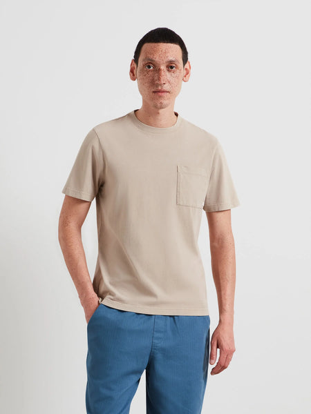 Farah Stacy Pocket Tee - Ashen Taupe