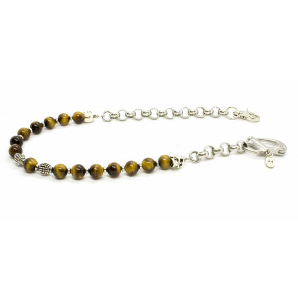 Black Pearl Creations Wallet Chain , Manille & Tiger Eye