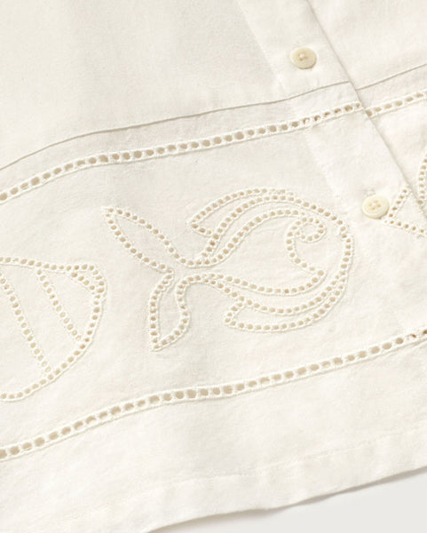 Thinking Mu Kurtis Vainica Shirt - White