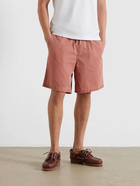 Farah Swinton Frost Shorts - Dusty Red