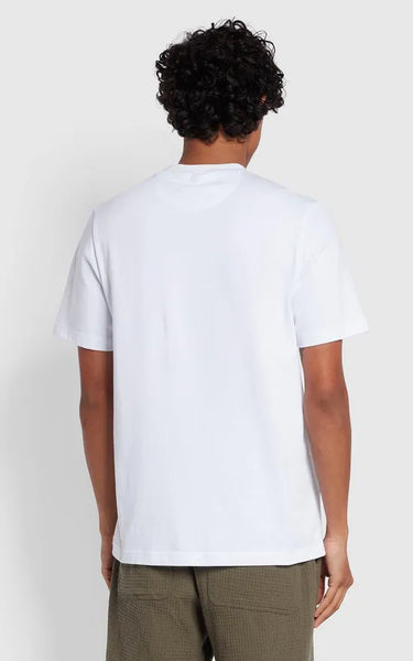 Farah Stacy Pocket Tee - White