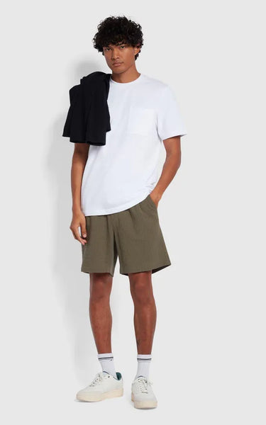 Farah Stacy Pocket Tee - White