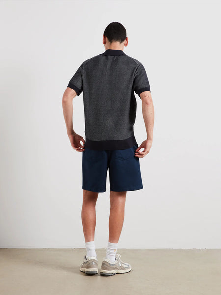 Farah Birch Knitted Polo - True Navy