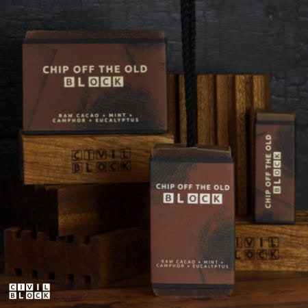 Civil Block - Chip Of The Old Block - Raw Cacao/Mint/Camphor/Eucalyptus