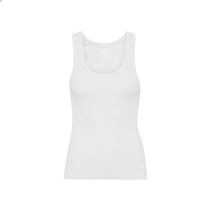 Colorful Standard Rib Vest - Optical White