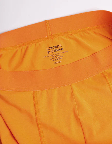 Colorful Standard Organic Boxer Briefs - Sunny Orange