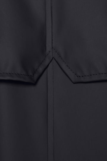 Rains  Long Jacket - Black