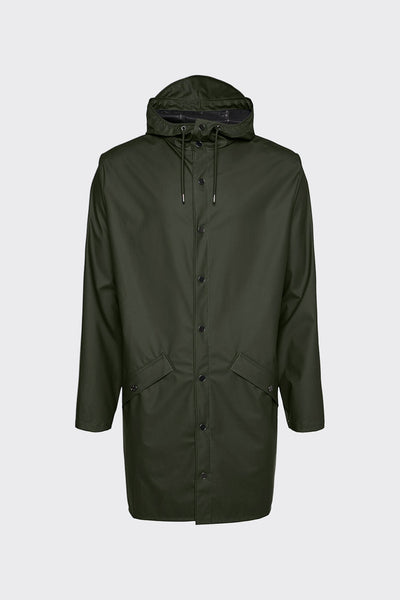 Rains  Long Jacket - Green