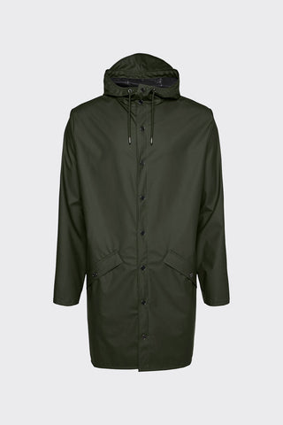 Rains  Long Jacket - Green