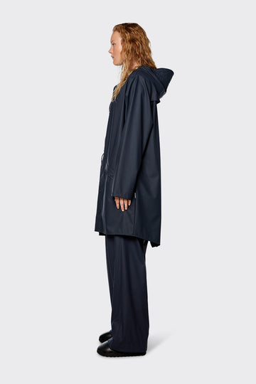 Rains  Long Jacket - Navy