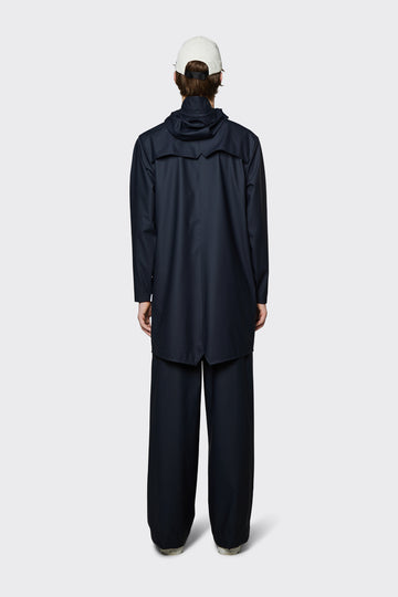 Rains  Long Jacket - Navy