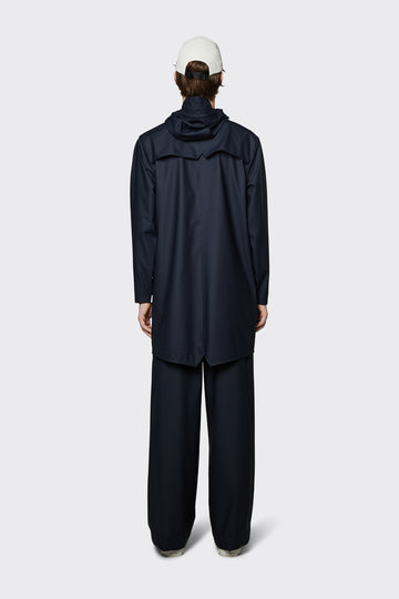 Rains  Long Jacket - Navy