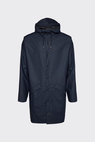 Rains  Long Jacket - Navy