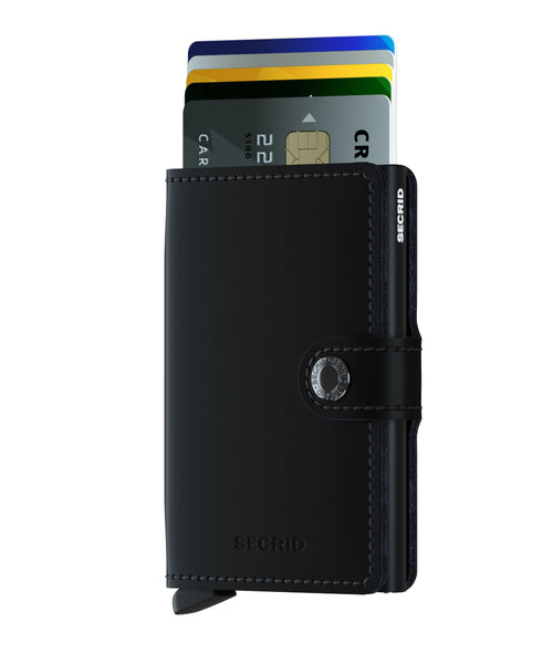 Secrid Miniwallet Matte Black-Black