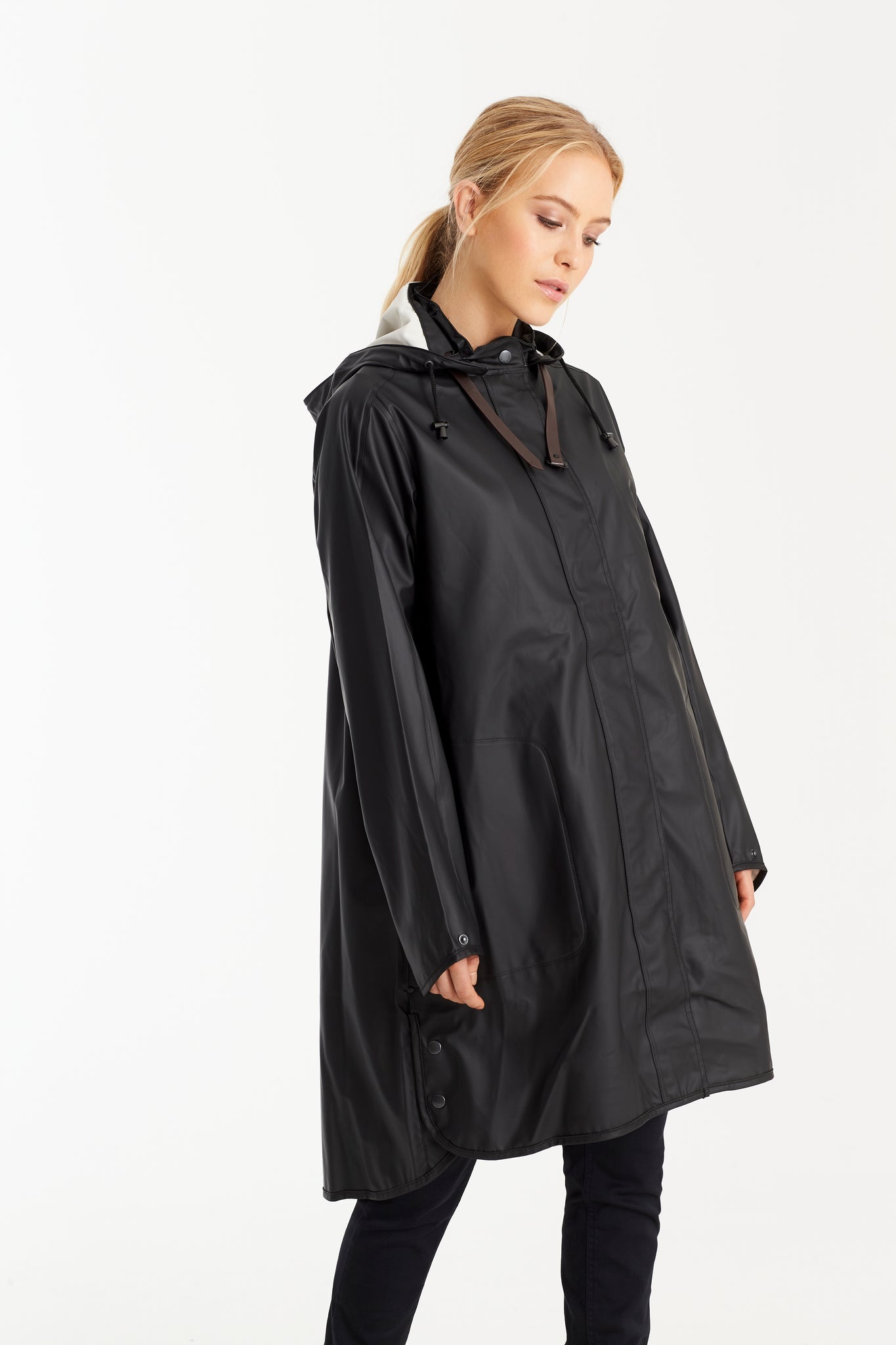 Ilse Jacobsen Waterproof Raincoat - Black
