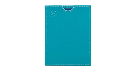 Watson & Wolfe Vegan Nano Card Holder - Turquoise