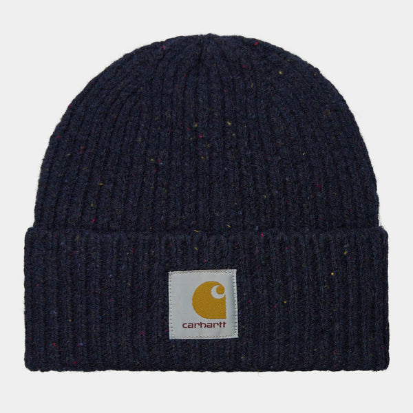 Carhartt Anglistic Beanie - Speckled Dark Navy