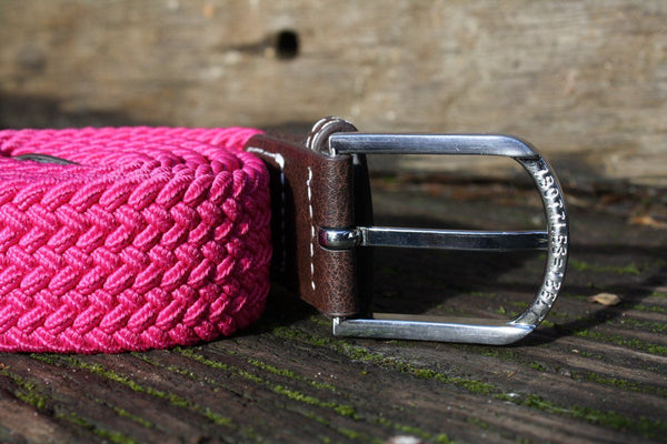 Swole Panda REPREVE® Woven Belt - Rich Pink