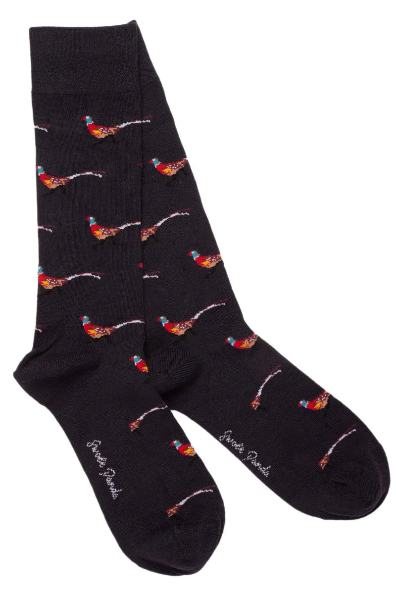 Swole Panda Pheasant Bamboo Socks
