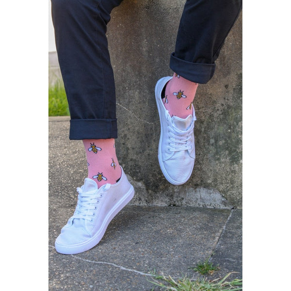 Swole Panda Bumble Bee Socks