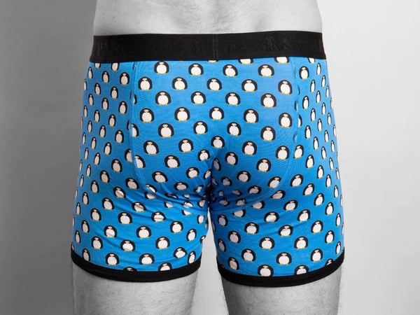 Swole Panda Bamboo Boxers - Penguins