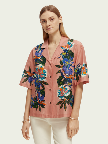Scotch & Soda Printed Organic Cotton Shirt